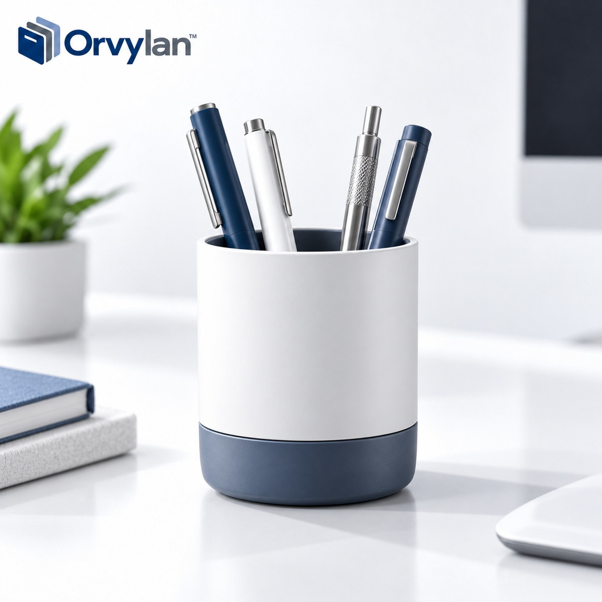 Orvylan™ Modern Desktop Pen & Tool Holder
