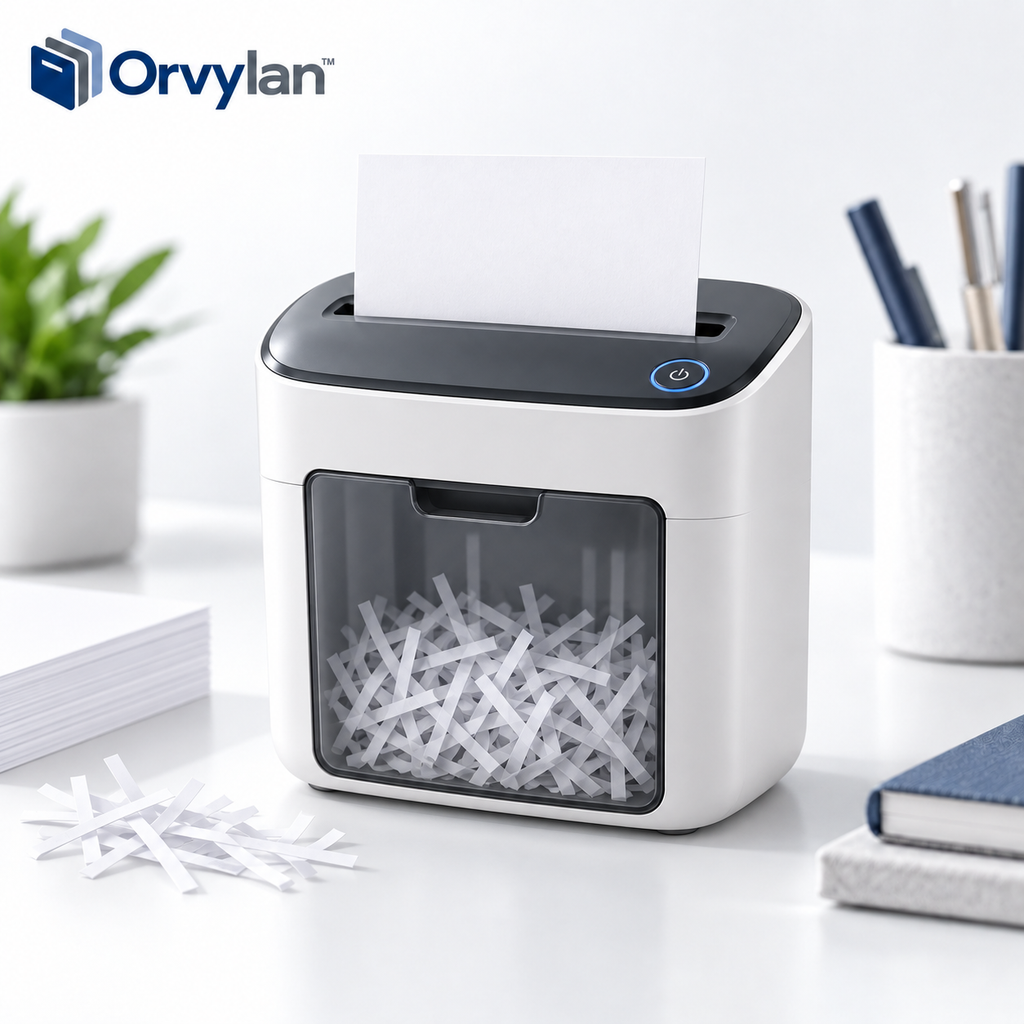 Orvylan™ Compact Desktop Paper Shredder