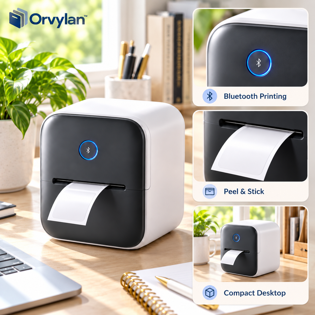 Orvylan™ Compact Bluetooth Label Maker