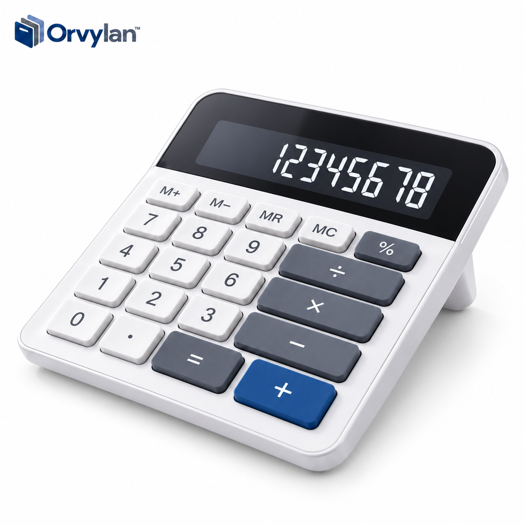 Orvylan™ Large-Display Desktop Calculator