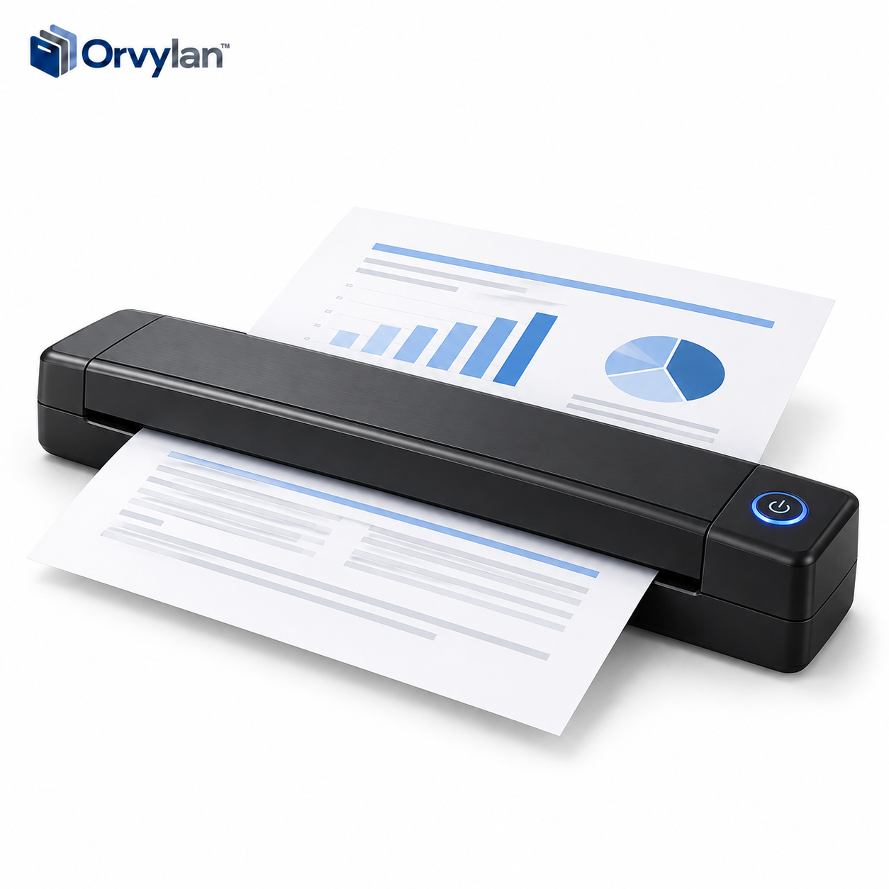 Orvylan Portable Thermal Document Printer