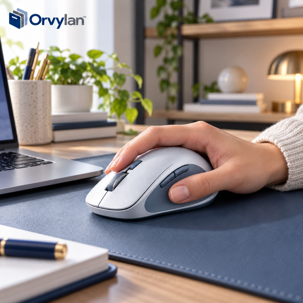 Orvylan™ Ergonomic Wireless Mouse