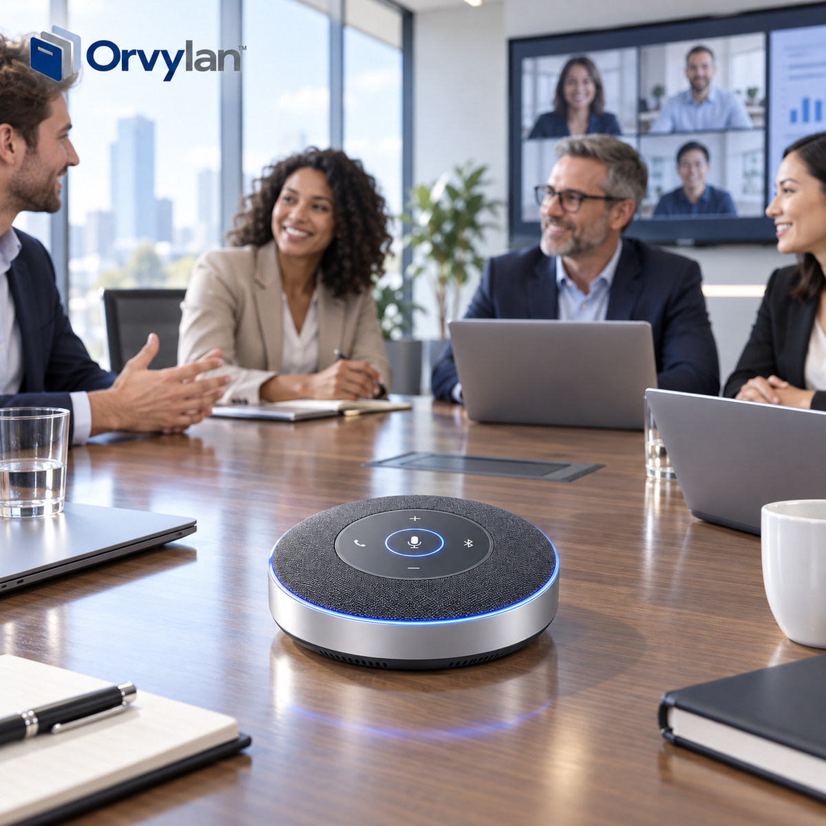 Orvylan™ Bluetooth Conference Speakerphone